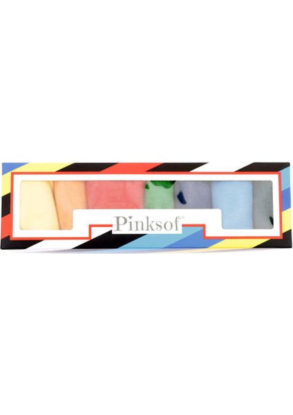 Dgn Sahab SC4005-7K Kadın 7k Renkli Soket Çorap modelleri