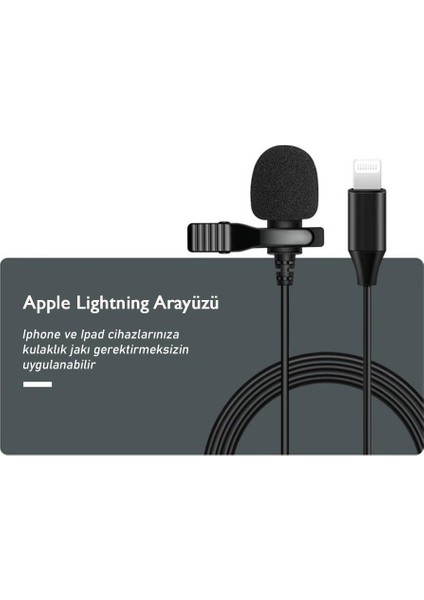 LY01 Ios-Lightning Mikrofon