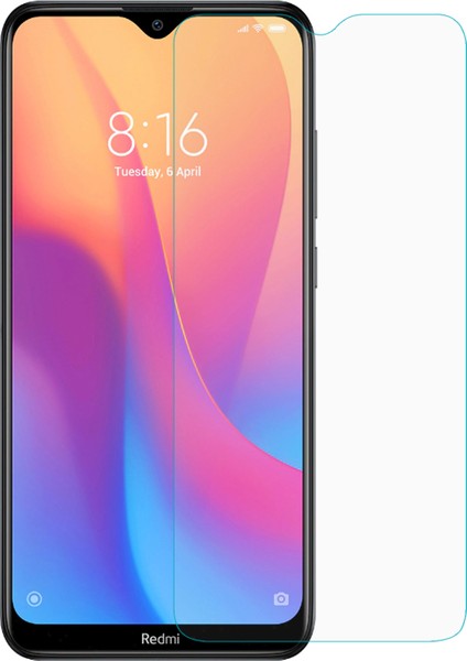 Xiaomi Redmi 8A Temperli Kırılmaz Cam Ekran Koruyucu Sert