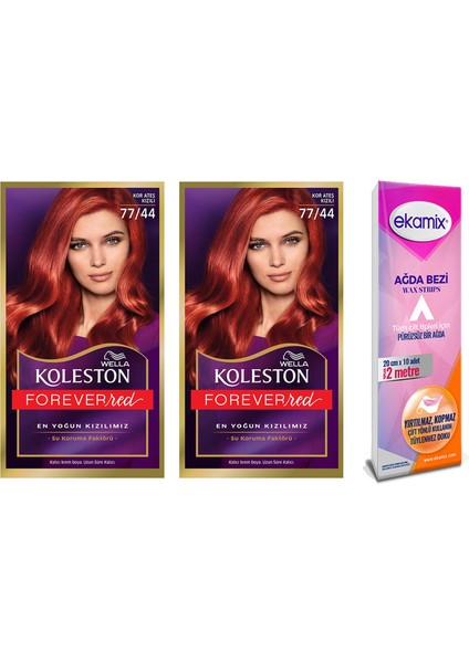 Koleston Krem Boya 77/44 Kor Ateş Kızılı 2 Adet