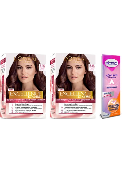 Loreal Excellence Creme Boya 5-15 Efsanevi Türk Kahvesi 2 Adet