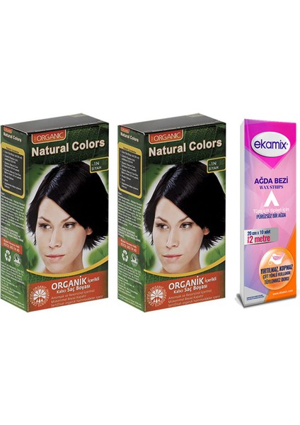 Natural Colors Set Boya 2 Adet 1n Siyah