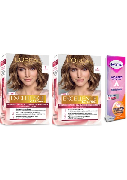 Loreal Excellence Creme Boya 7 Kumral 2 Adet