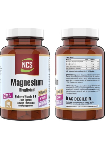 Ester C Vitamini 1000 Mg Kara Mürver Vitamin C 60 Tablet & Çinko Bisglisinat & Bakır Selenium 60 Tablet
