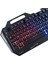 SniperNaga TR-GK101 USB Kablolu Gaming Standart Q Işıklı Metal Kasa Klavye 4