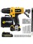 Power Tools 32 Volt 5.0 Amper Çift Akülü 24 Parça Uç Setli Şarjlı Vidalama Matkap 2