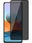 Xiaomi Redmi Note 10 5g Privacy 5d Gizlilik Filtreli Cam Ekran Koruyucu Siyah 1