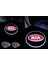 Kia Araçlar Için Pilli Yapıştırmalı Kapı Altı LED Hayalet Logo Kutu Içeriği 2 Adet 2