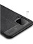 Samsung Galaxy A72 Kılıf Focus Derili Silikon - Lacivert 4