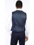 Erkek Takım Elbise Çift Yırtmaç Yelekli Silim Fit BGL-ST01244 5