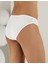 Lastik Biyeli Pantolon Ribana Külot Beyaz MB023 2