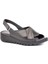 Mrn 018 Siyah Bayan Comfort Sandalet Terlik Sandalet 1