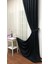 Siyah Sık Pileli Fon Perde 70 x 270 cm 2