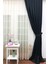 Siyah Sık Pileli Fon Perde 70 x 270 cm 1