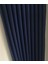 Lacivert Seyrek Pileli Fon Perde 50 x 250 cm 1