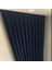 Lacivert Seyrek Pileli Fon Perde 50 x 250 cm 4