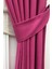 Mor Normal Pileli Fon Perde 60 x 270 cm 2
