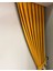 Koyu Sarı Normal Pileli Fon Perde 70 x 250 cm 1