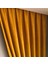 Koyu Sarı Sık Pileli Fon Perde 60 x 260 cm 4