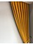 Koyu Sarı Sık Pileli Fon Perde 60 x 260 cm 5
