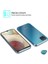 Samsung Galaxy M12 Kılıf 6 Tarafı Tam Full Koruma 360 Clear Soft Şeffaf 3