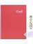 A4 Defter 60 Yaprak Çizgili Spiralli Pp. Kapak Cool Kırmızı 2
