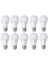 LED - 9W - Beyaz - E27 - 10LU - Tasarruflu LED Ampul 9W 1