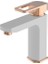 Salvo Plus Colours Lavabo Bataryası Beyaz - Rose Gold 1