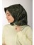 Haki Aker Ipek Krep Saten Eşarp 7208701-352 2