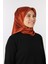Kiremit Aker Taşlanmış Düz Ipek Eşarp 7747758 - 365 2