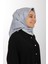 Mavi Gri Aker Ipek Krep Saten Eşarp 7208701-321 2