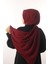 Bordo Sima Medine Ipeği Şal 3