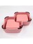 Bambu Ikili Mama ve Su Kabı BO-3165 360ML+430ML Pembe 3