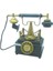 Dekoratif Metal Telefon Kumbara 1204B-1025 1