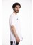 T-Shirt Erkek Beyaz/saks Mavi-Lucca Tee Pl 3