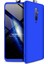 Oppo Reno 2z Kılıf Hard 360 Protective Sert Kapak Mavi Mavi 1