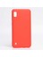 Samsung Galaxy A10 Kılıf Esnek Yumuşak Pürüzsüz Içi Kadife Case Kırmızı 1