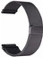 Huawei Watch Gt2 42MM Elegant Kordon Hasır Metal Örgülü Ayarlanabilir Siyah 1