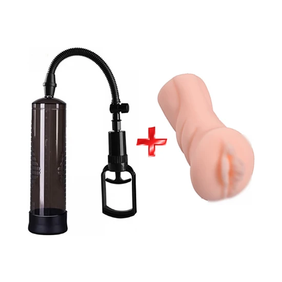 Lovetoy King Box Süper Vakum 20 Cm Penis Pompası + Vajina Mastürbatör