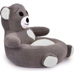 TOKKO Çocuk Bebek Ayıcık Peluş Koltuğu – Ayıcık Koltuk Gri Beyaz