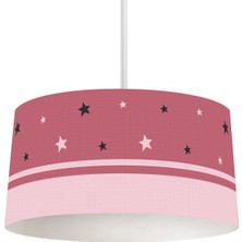 Talia Home  Çocuk Odası Bebek Odası Pembe Sarkıt AVIZETLAV-034