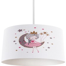 Talia Home   Çocuk Odası Bebek Odası Prensesli Sarkıt Avize TLAV-085