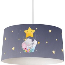 Talia Home  Çocuk Odası Bebek Odası  Yıldızlı Sarkıt Avize TLAV-027