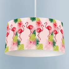 Talia Home Flamingo Desenli Çocuk Odası Sarkıt Avize