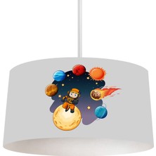 Talia Home  Astronot Hayalgücü Çocuk ve Bebek  Odası Sarkıt Avize TLAV-145