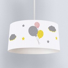 Talia Home Balon ve Bulut Desen Çocuk Odası Sarkıt Avize TLAV-161
