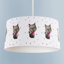 Talia Home Kedi Desenli Çocuk Odası Sarkıt Avize