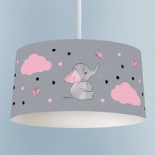 Talia Home Kelebekli Fil Desenli Çocuk Odası Sarkıt Avize