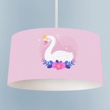 Talia Home Kuğu Desenli Çocuk Odası Sarkıt Avize
