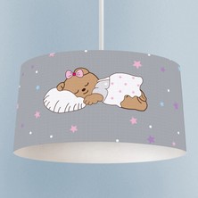 Talia Home Yıldızlı Sevimli Ayıcık Desenli Çocuk Odası Sarkıt Avize